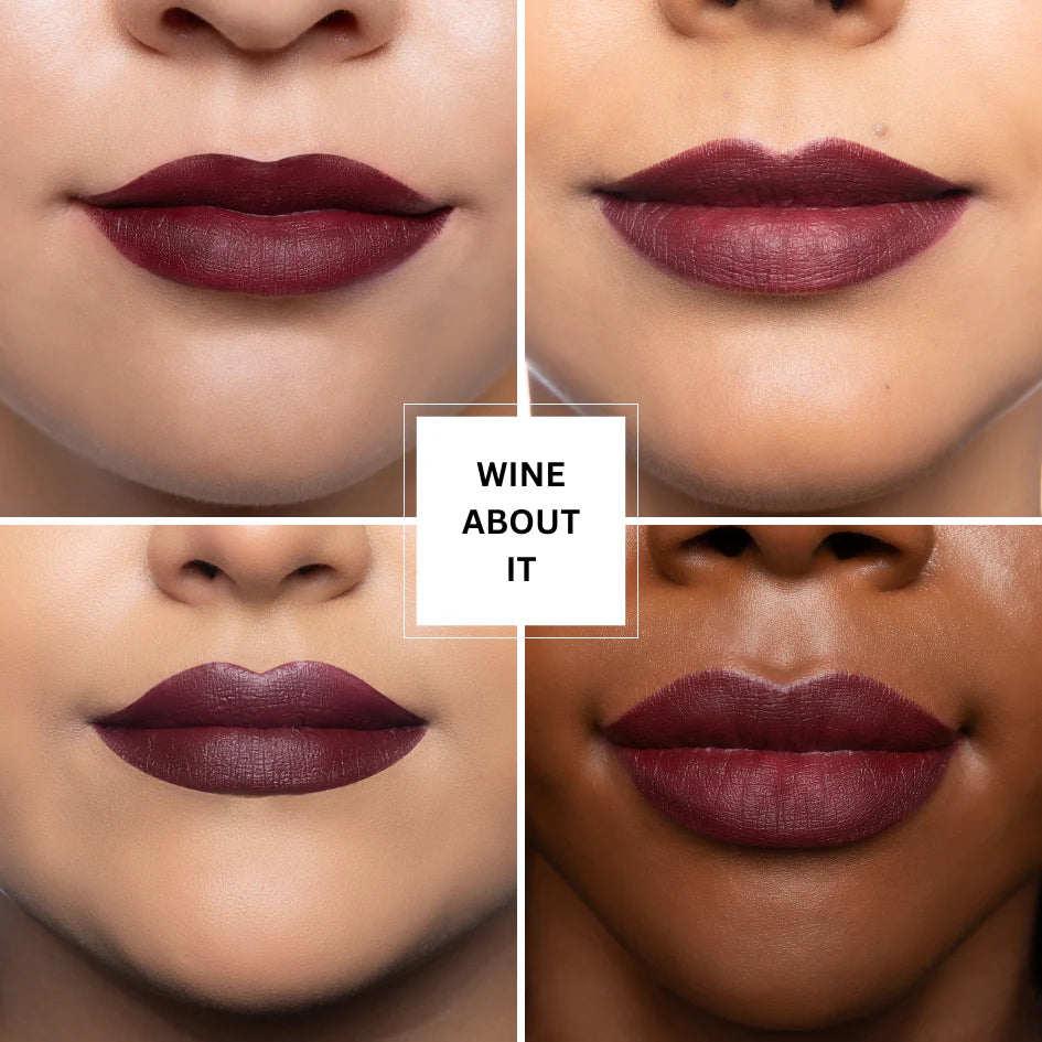 Beauty creations Wooden Lip Wine Pencil 6 Pc Set