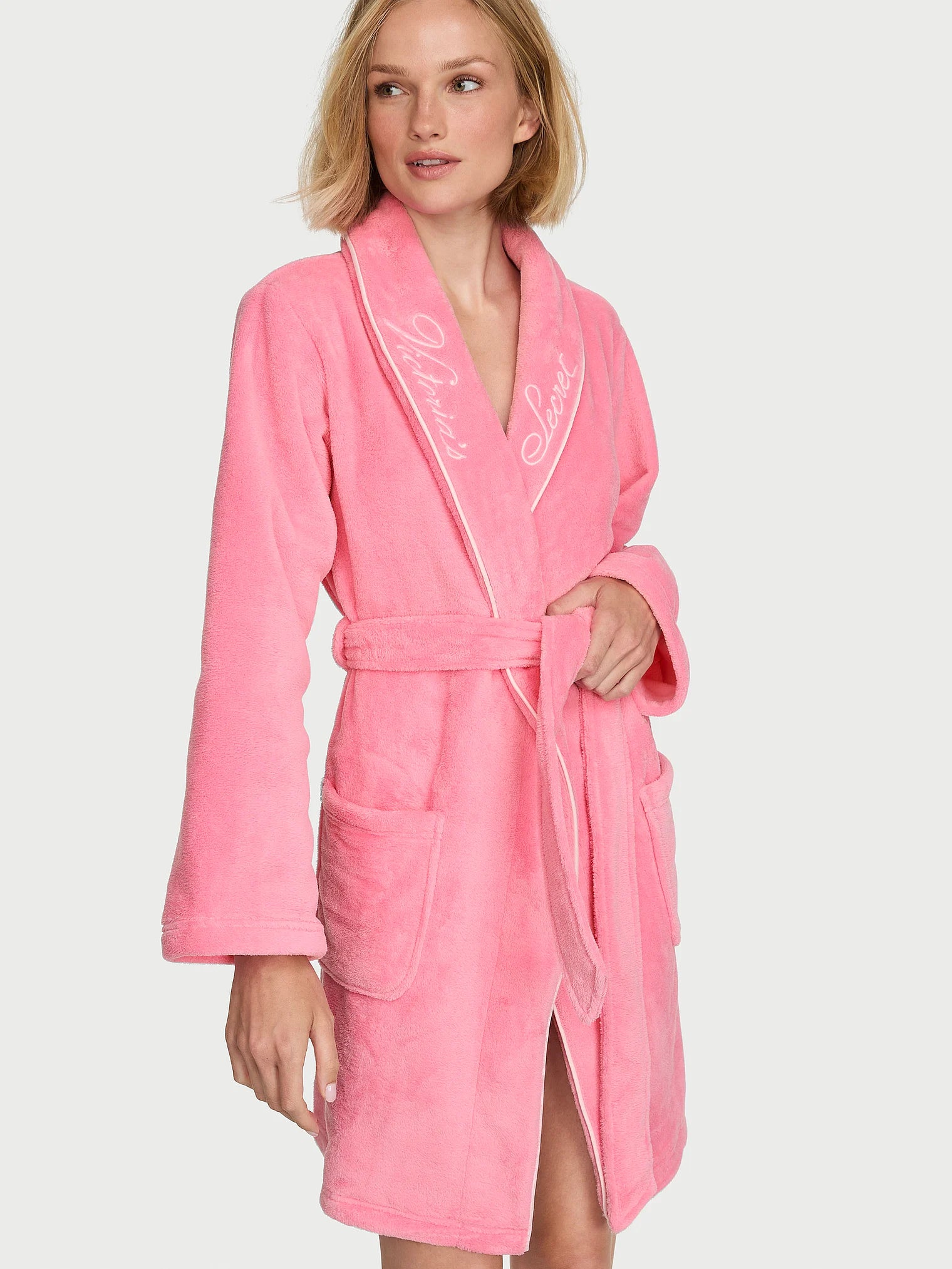 Victoria's Secret Bata de felpa abrigada