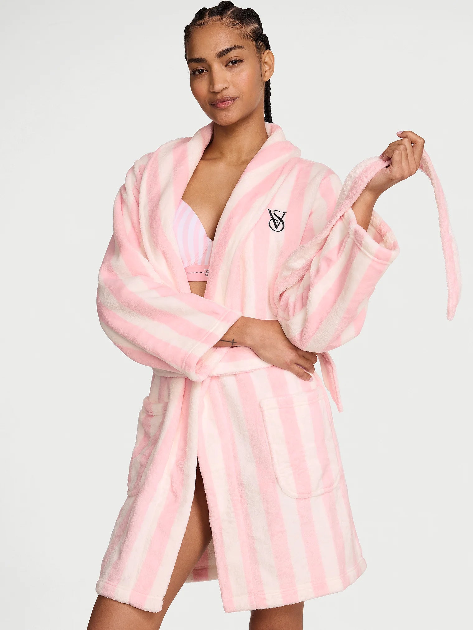 Victoria's Secret Bata de felpa abrigada