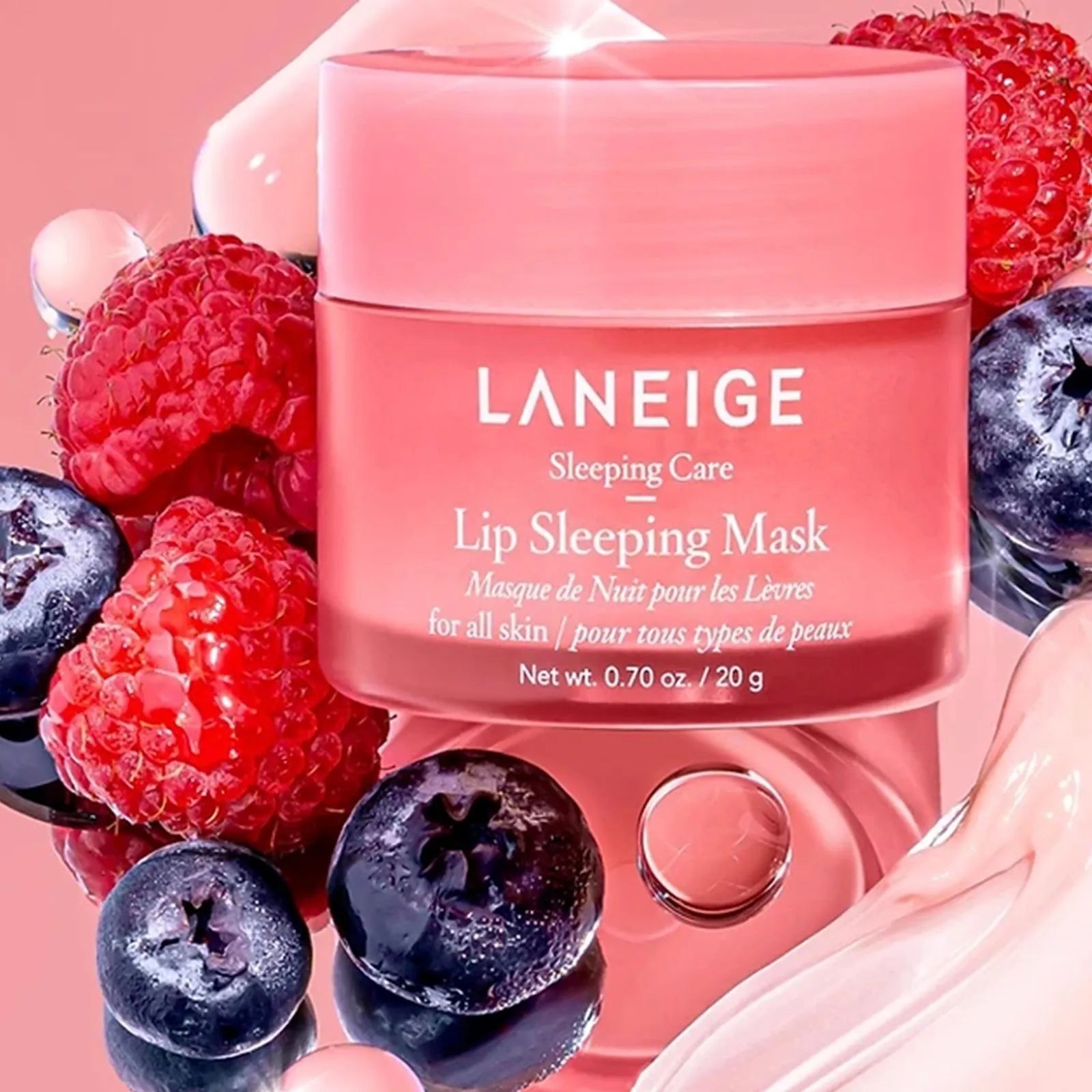 LANEIGE Mascarilla Nocturna para Labios Lip Sleeping Mask - Berry