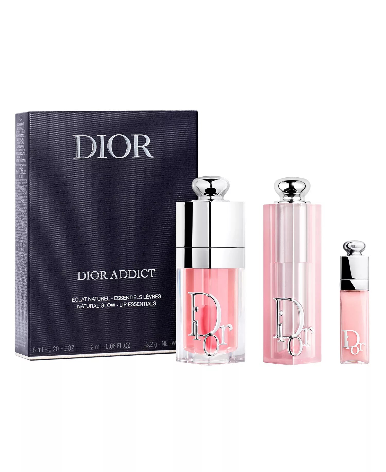 DIOR Addict Hydrating Lip Balm and Oil Set 3 Piezas