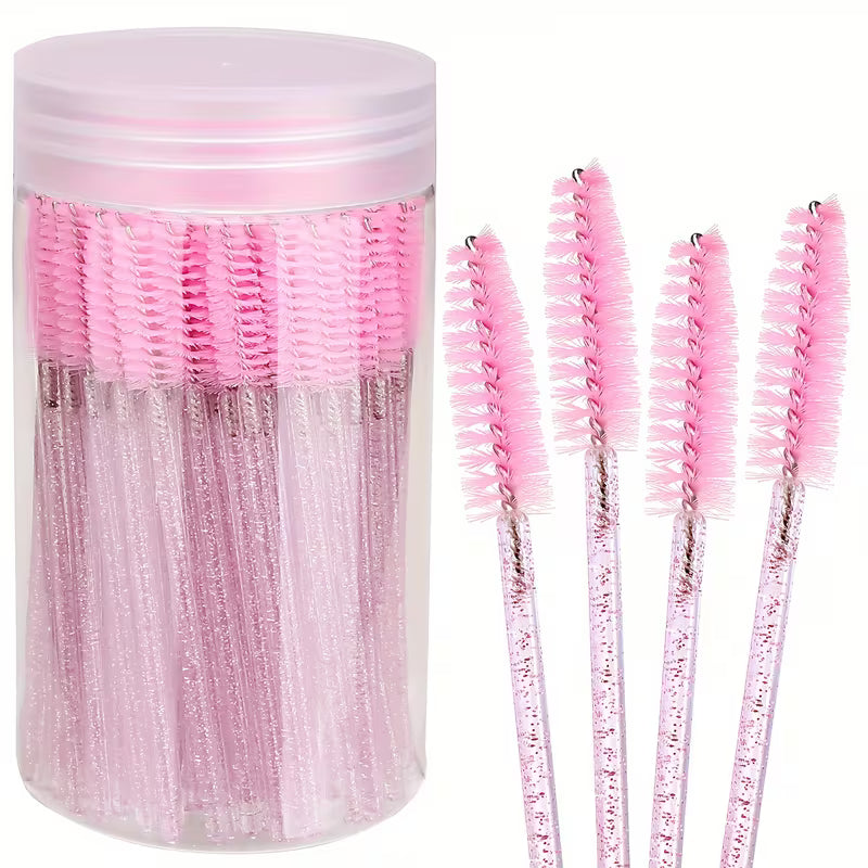 Set Profesional de Cepillos para Pestañas y Cejas