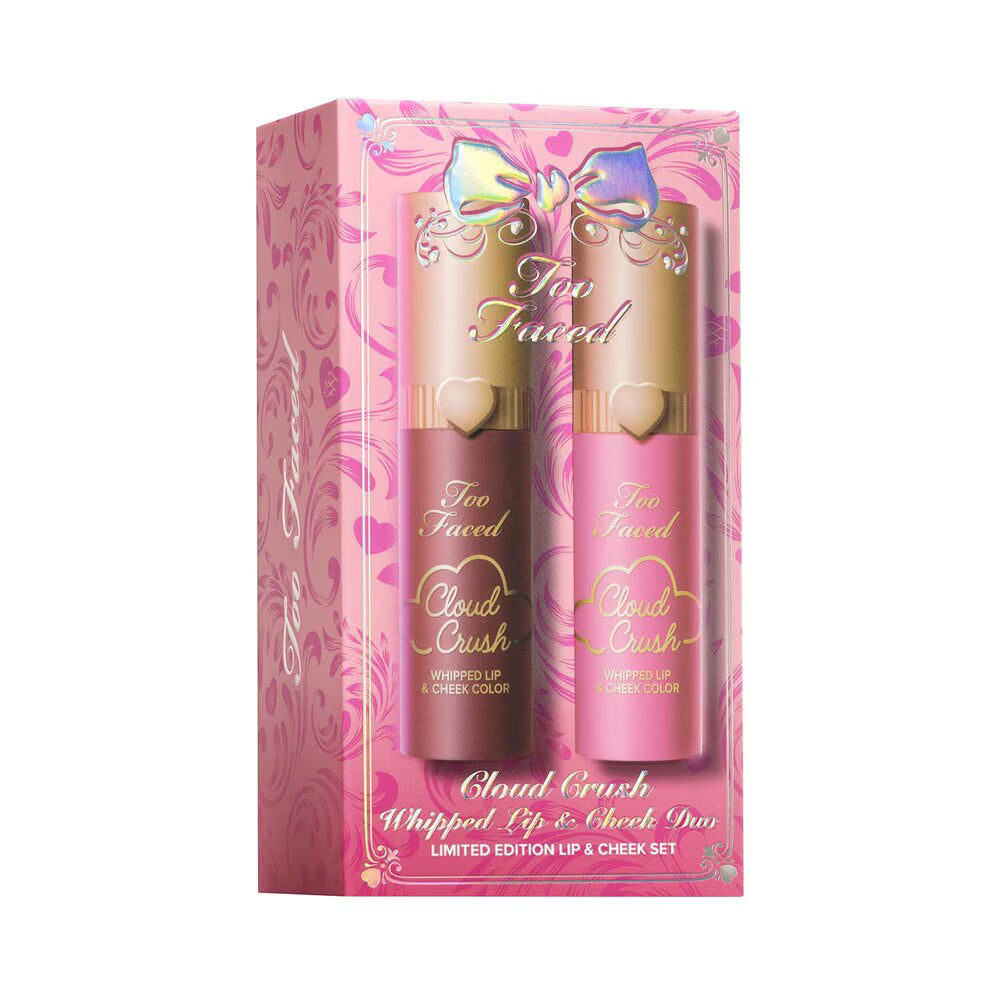 TOO FACED set edición especial cloud crush lip and cheek duo - blush líquido duo