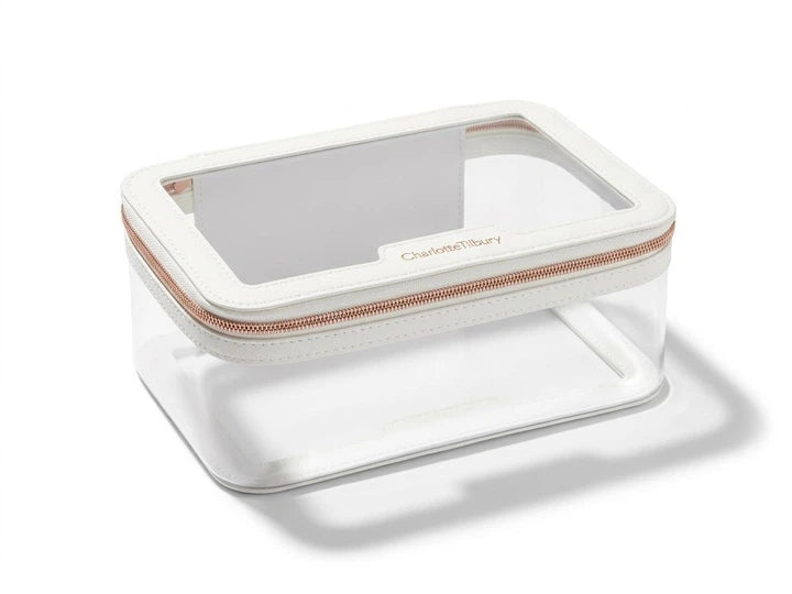 Charlotte Tilbury White Unreal Cosmetic Bag - Toa