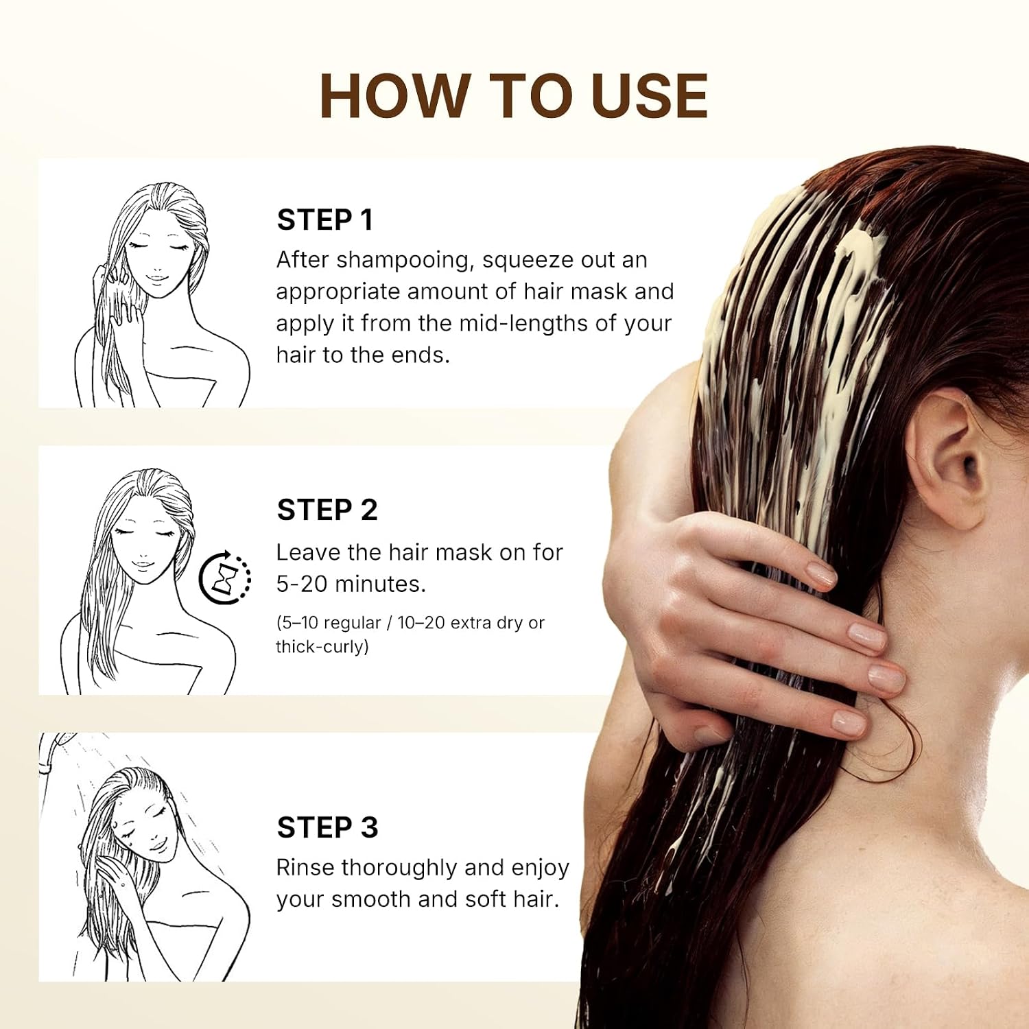 Karseell Collagen Hair Mask for Dry, Frizzy, Damaged Hair 16.90 oz