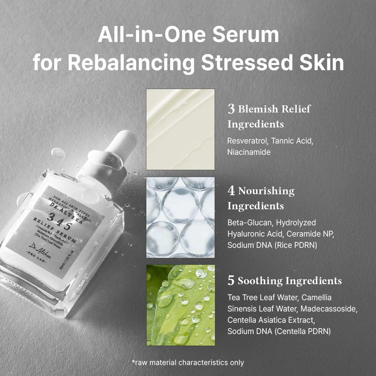 Dr.Althea 345 Relief Serum, Korean Vegan Skin Care