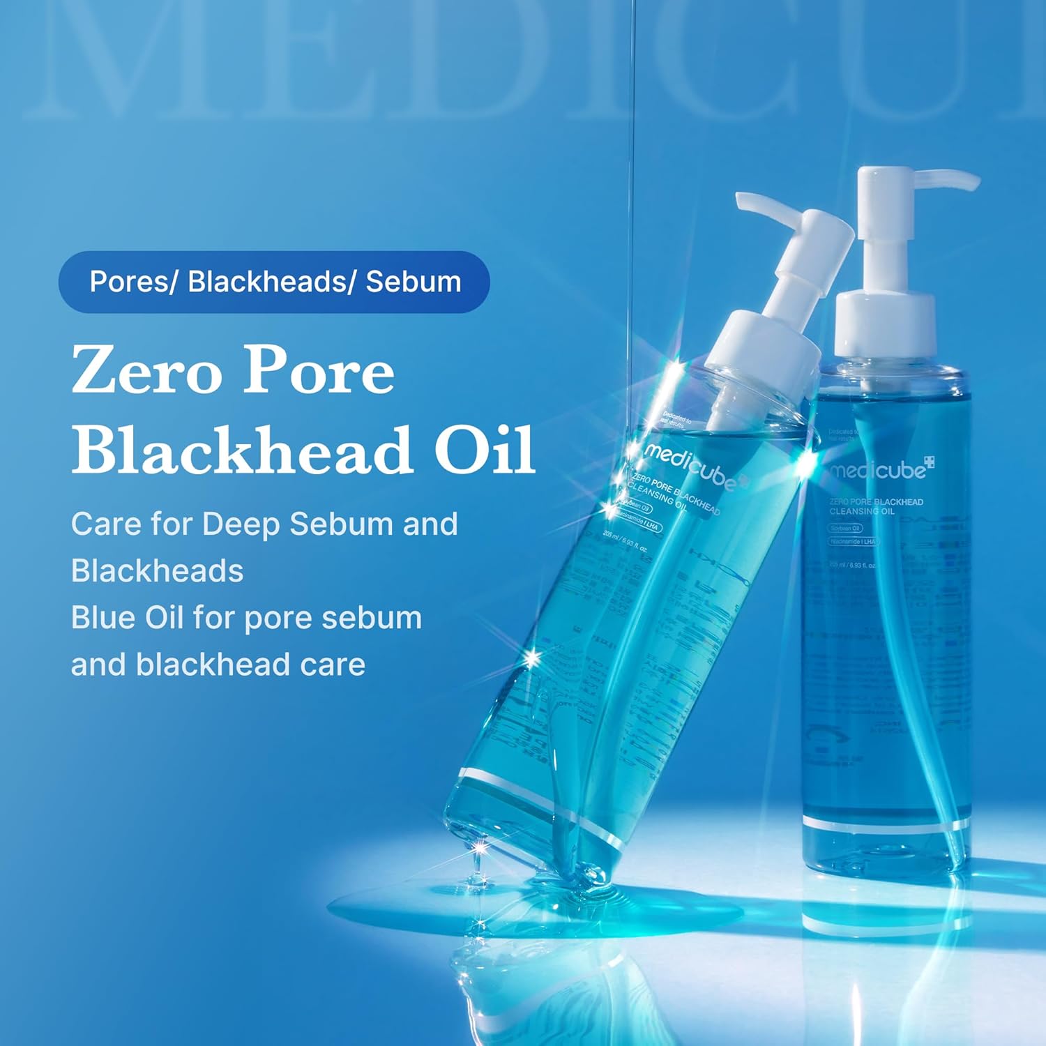 Medicube zero pore blackhead cleansing oil