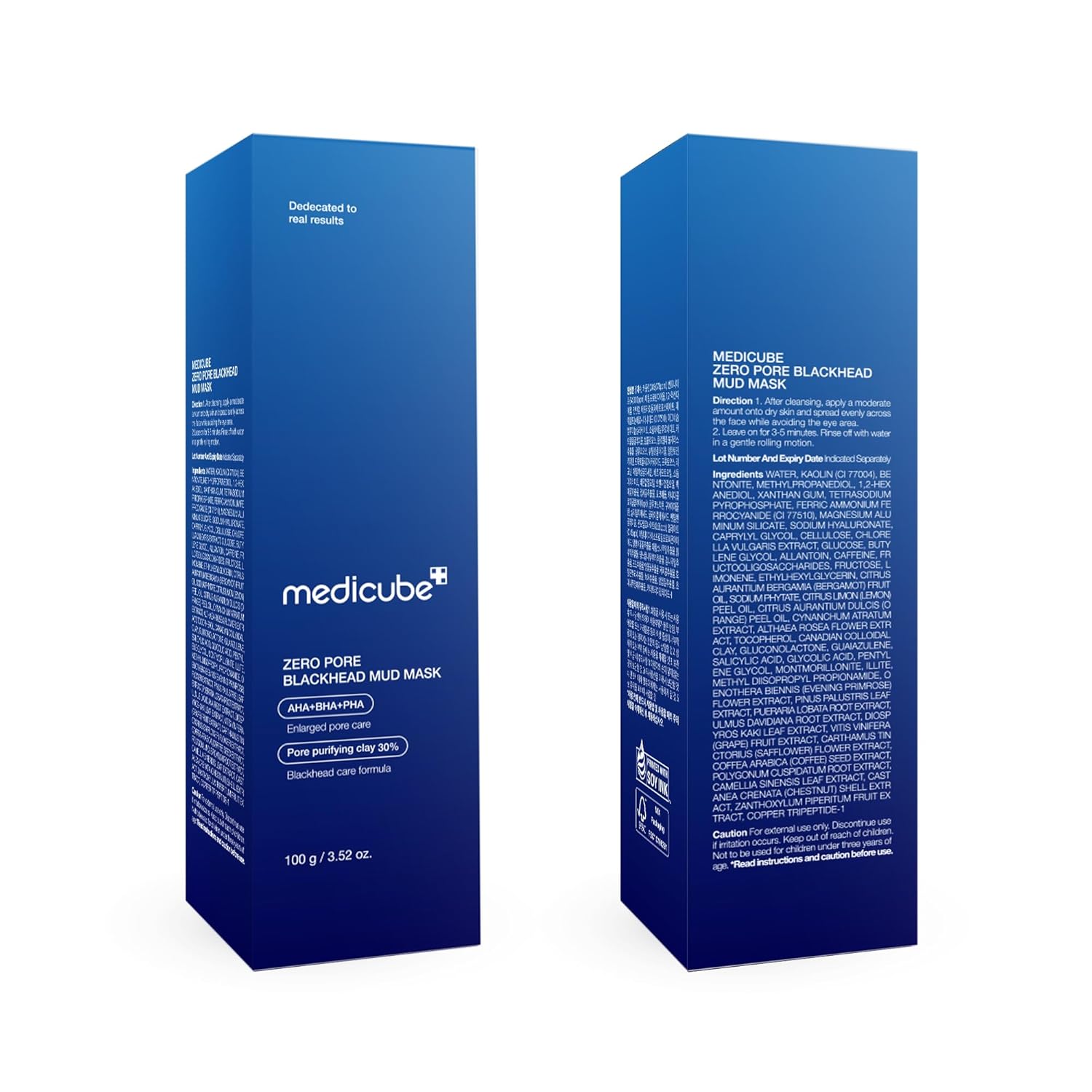 Medicube Máscara facial de barro de puntos negros Zero Pore