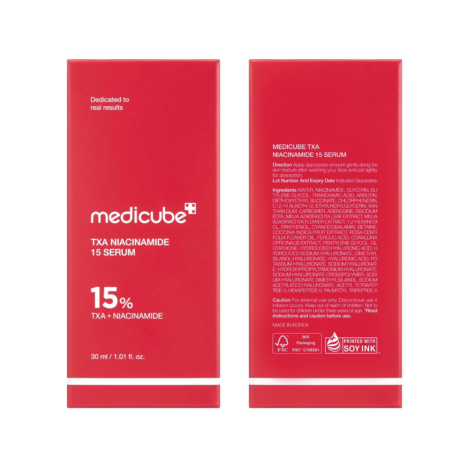Medicube TXA+Niacinamida 15% Glow Suero facial