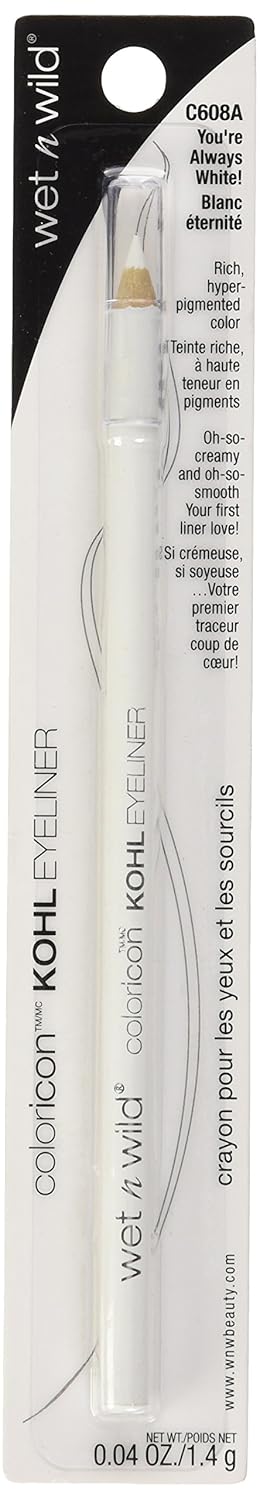 wet n wild - Lápiz delineador de ojos BLANCO