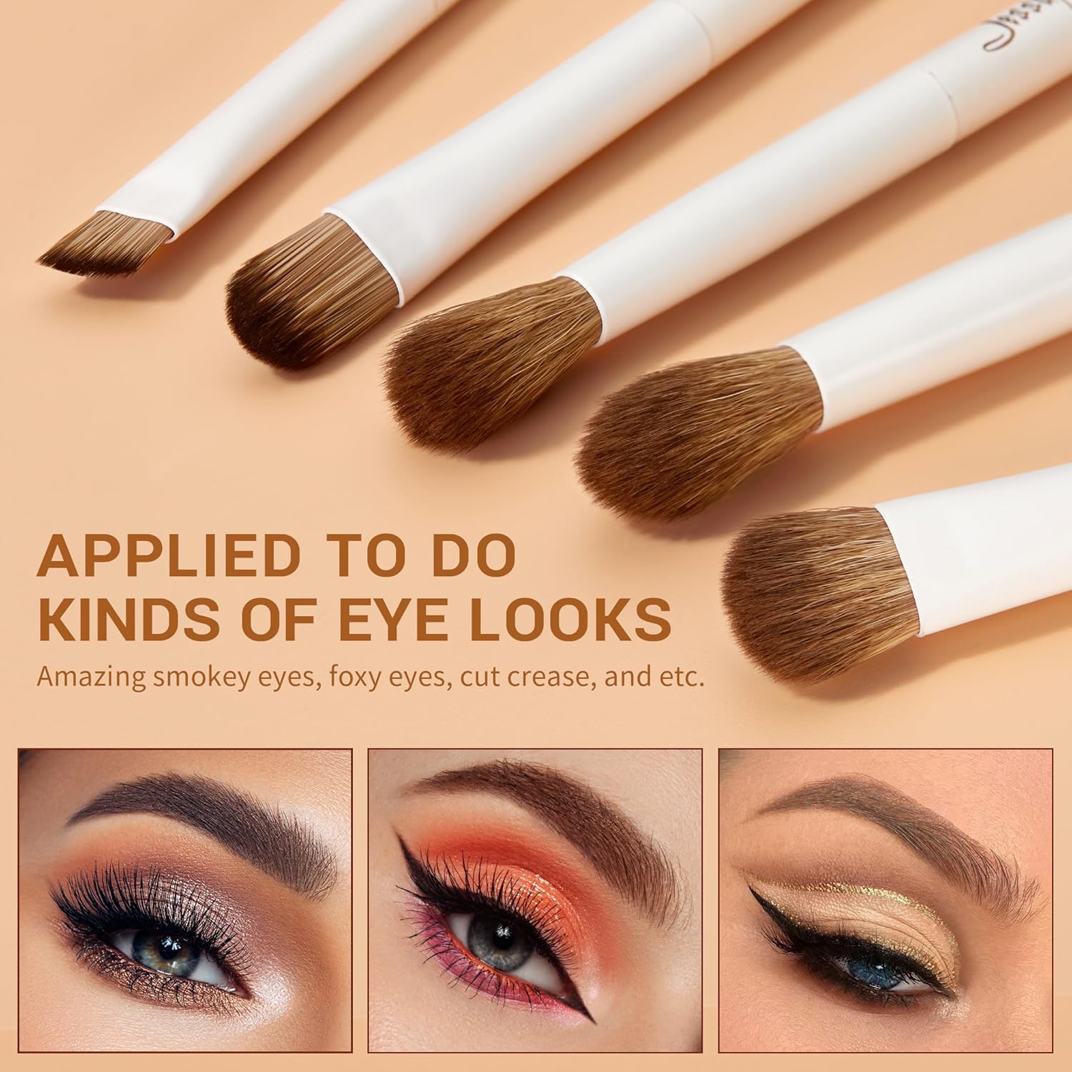 Jessup Set de brochas de maquillaje, 14 piezas