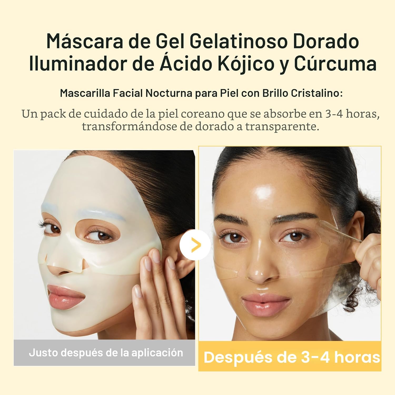 medicube kojic acid turmeric gel mask x4
