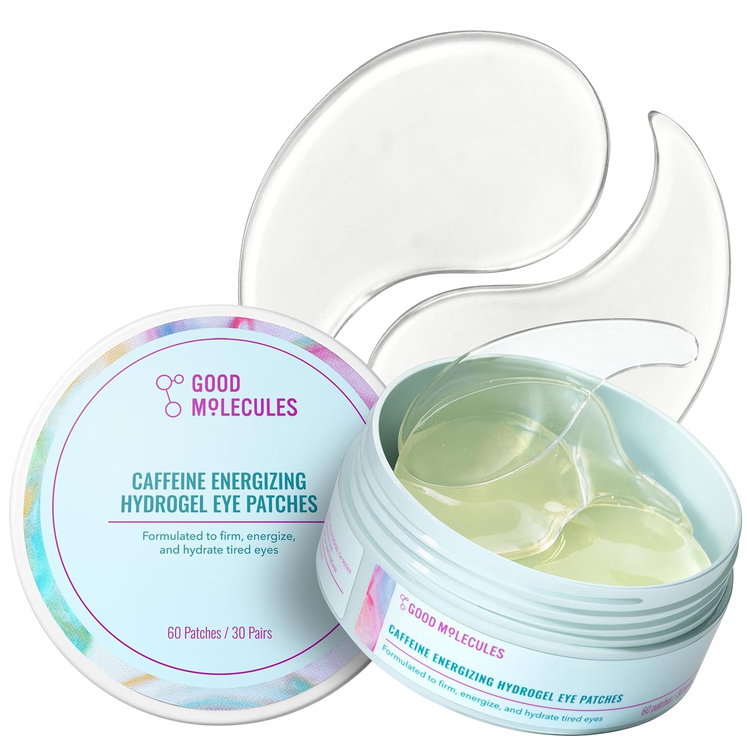 Good Molecules Caffeine Energizing Hydrogel Eye Patches Pac of 30 Pairs