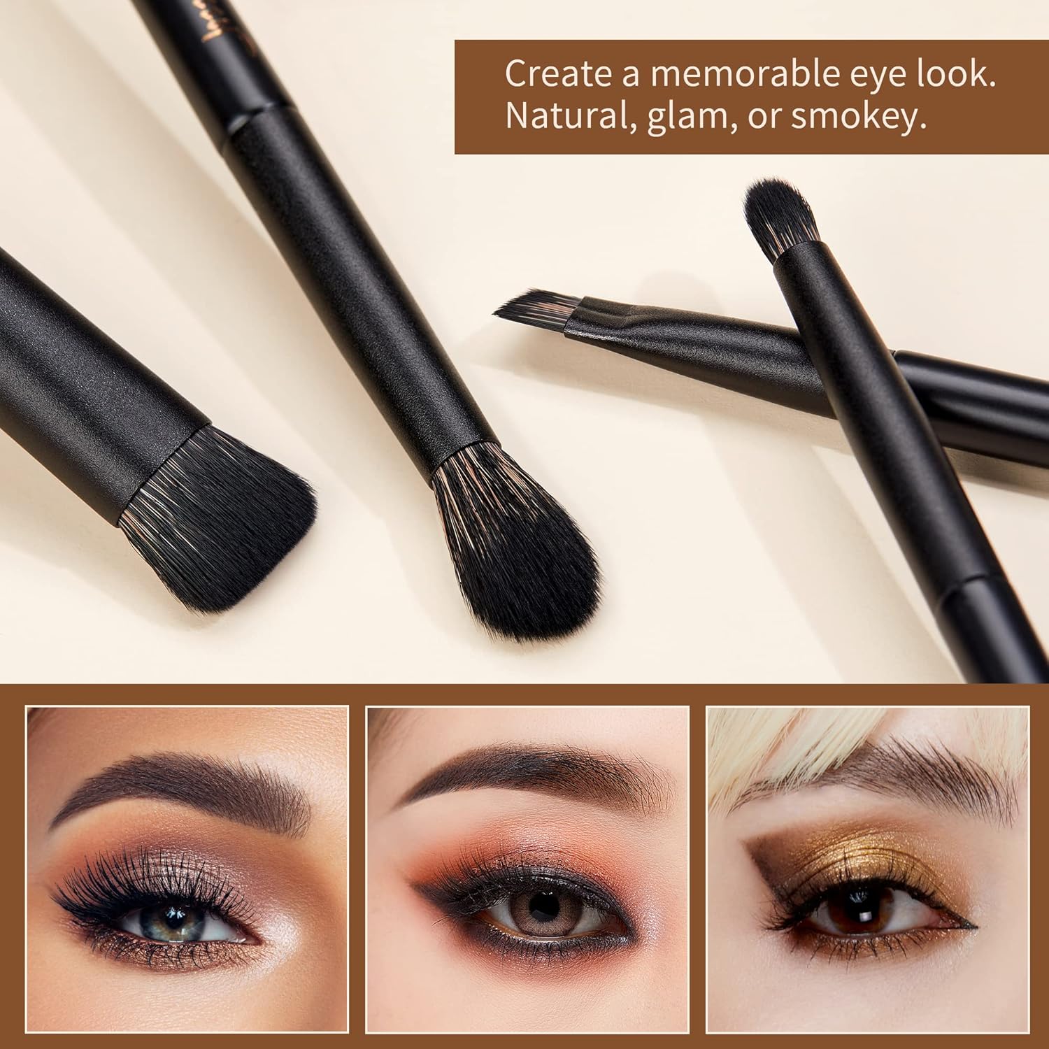 Jessup set de brochas de maquillaje Elegant black, 14 piezas