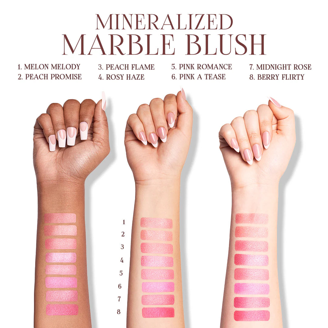 Mineralized Marble Blush PR set x8