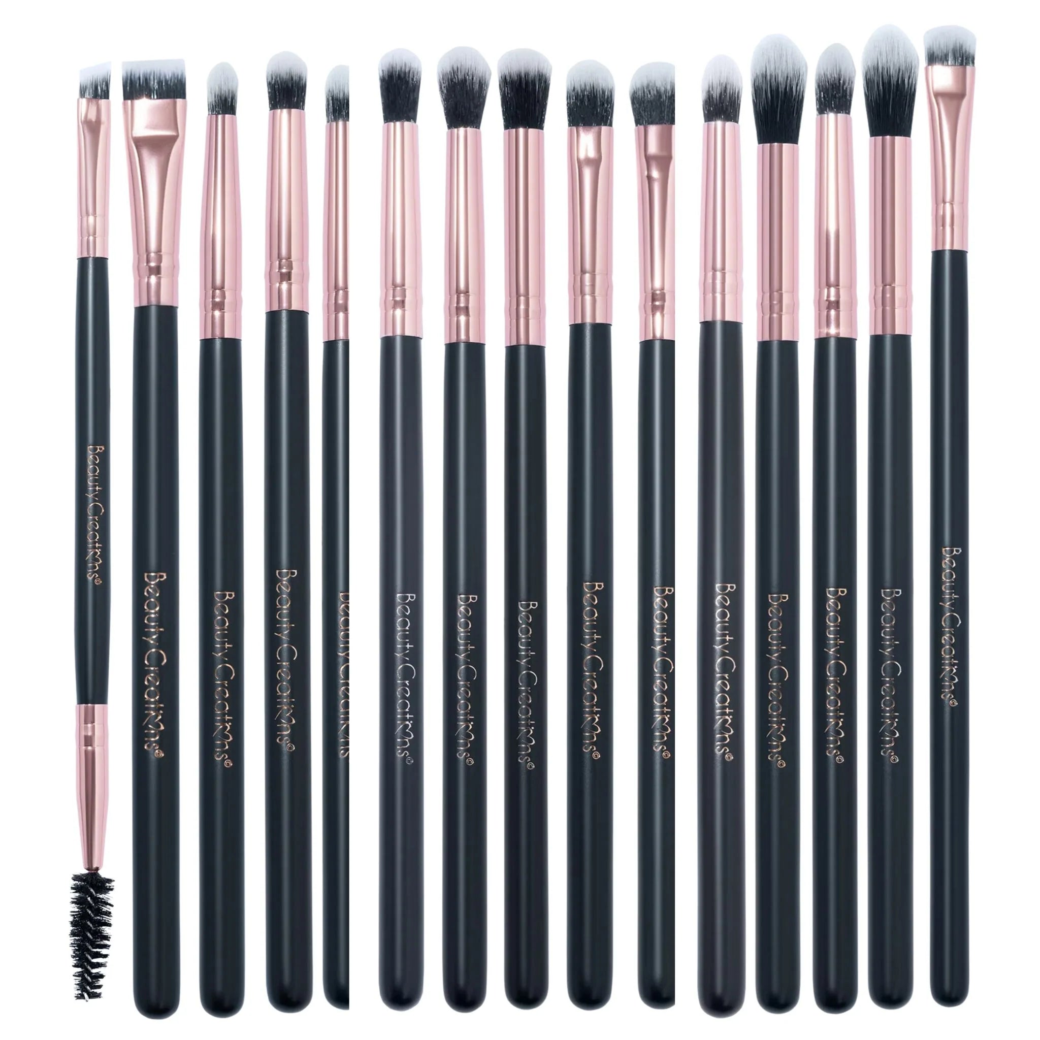 Beauty Creations set brochas 24 piezas negro