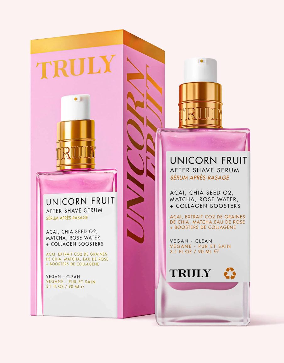 TRULY Unicorn Fruit Serum para después del afeitado