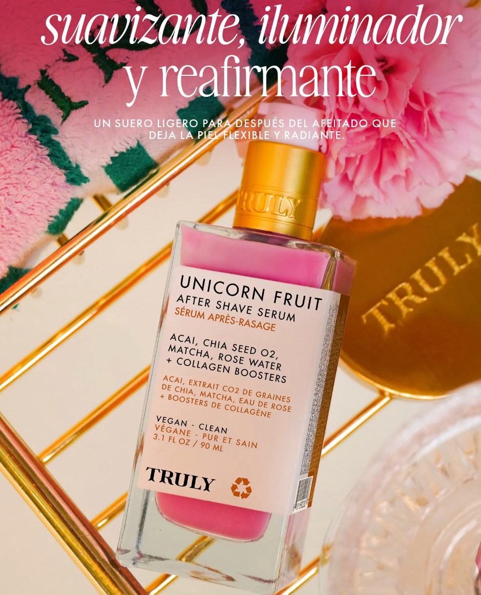 TRULY Unicorn Fruit Serum para después del afeitado