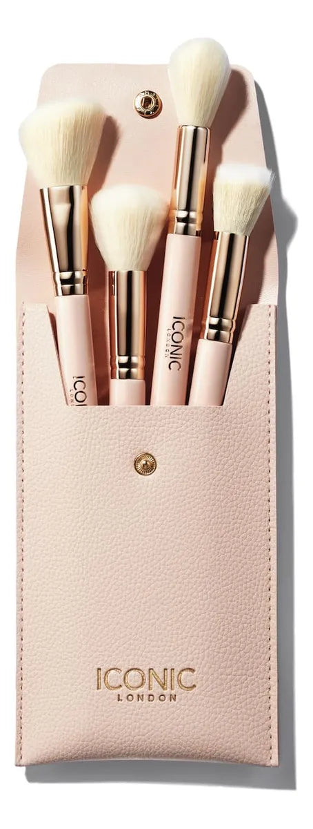 Set De Brochas De Maquillaje Iconic London Handbag Glam Face