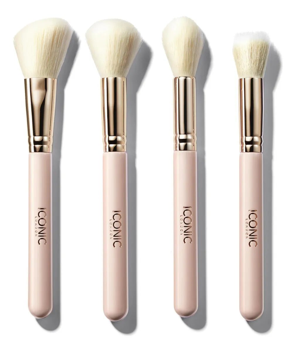 Set De Brochas De Maquillaje Iconic London Handbag Glam Face