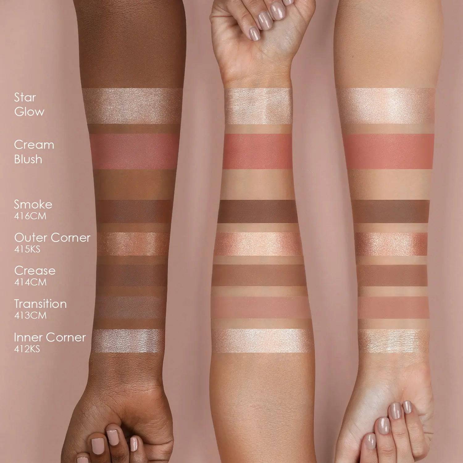 NATASHA DENONA GLAM FACE PALETTE Eye & Cheek Essential