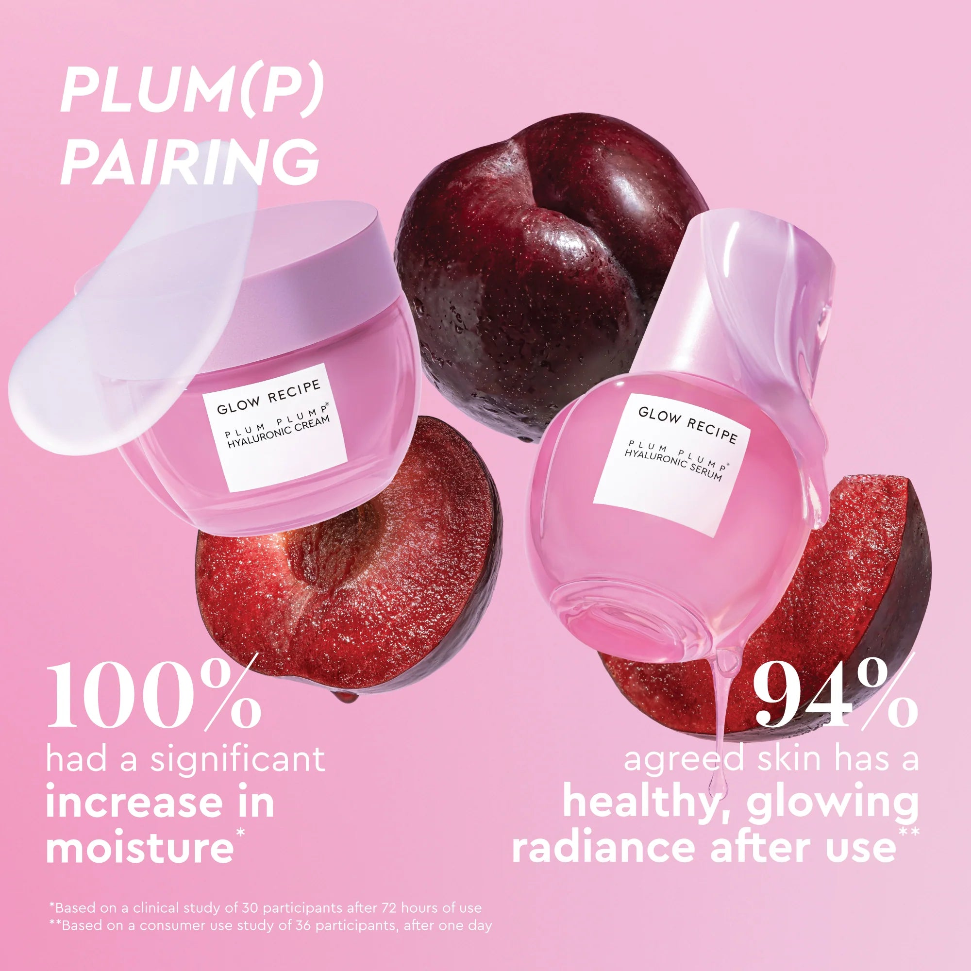 Glow recipe Plum Plump Deep Hydration Skincare Set