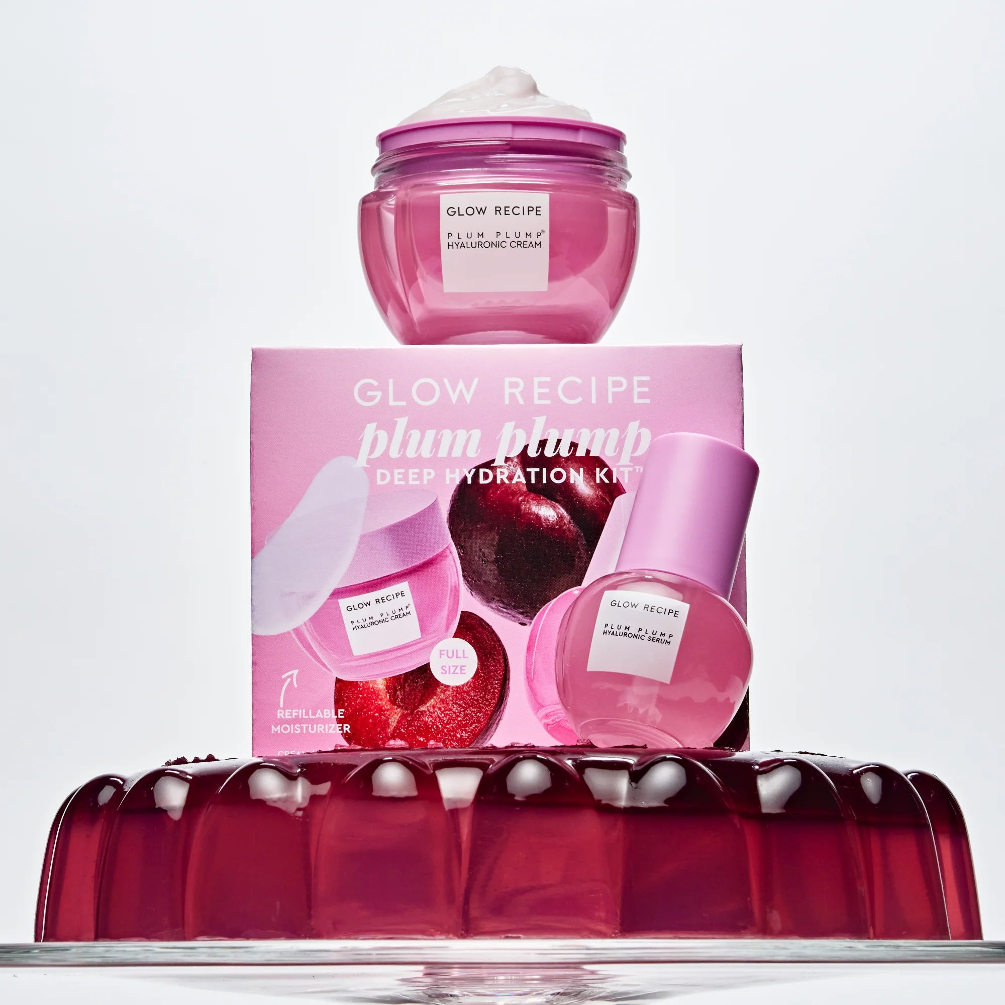 Glow recipe Plum Plump Deep Hydration Skincare Set