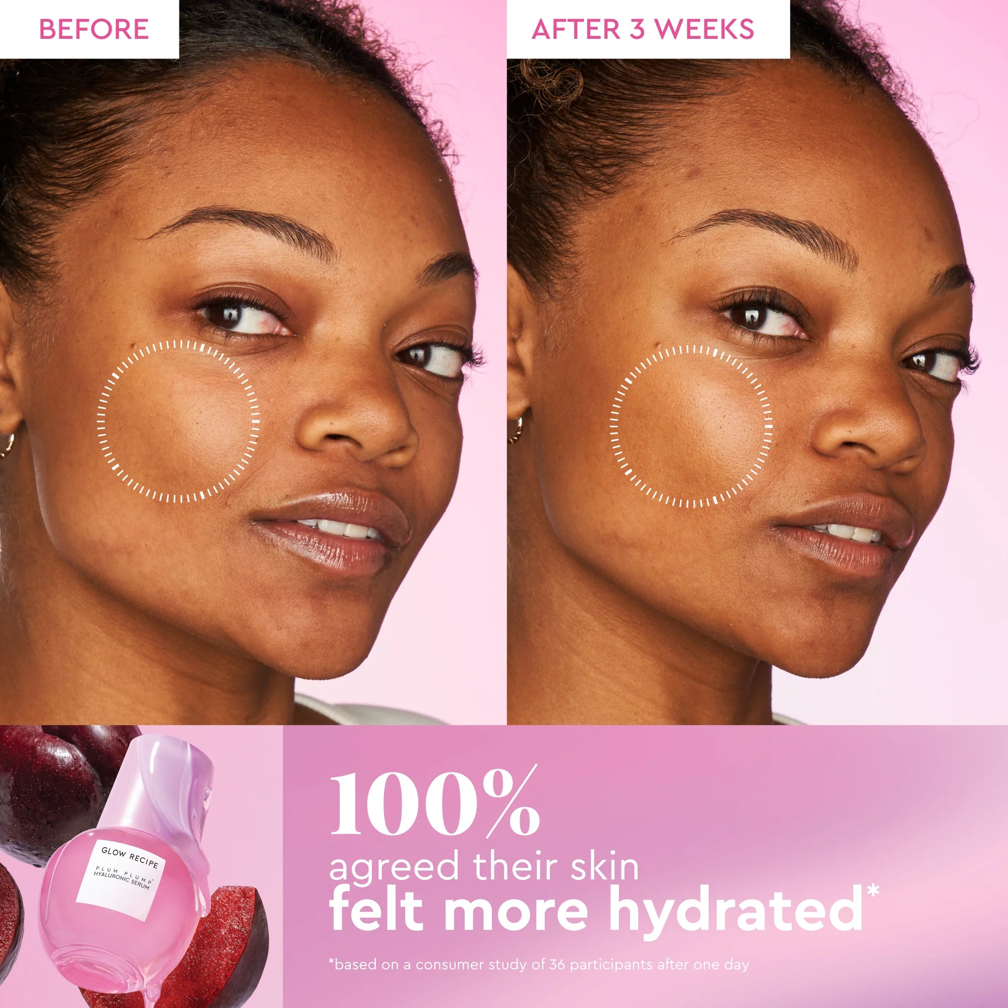 Glow recipe Plum Plump Deep Hydration Skincare Set