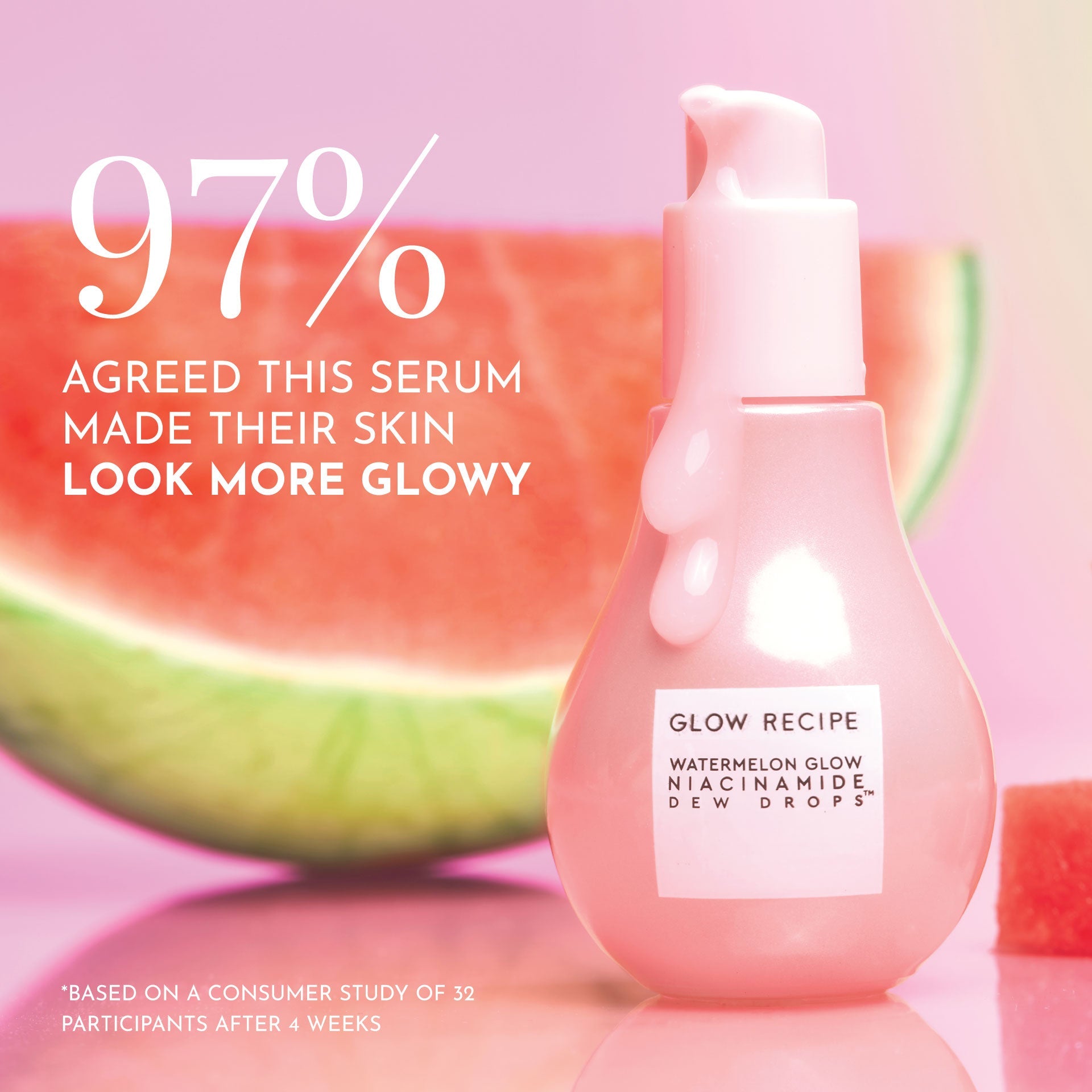 GLOW RECIPE Suero Iluminador Watermelon Glow Niacinamide Dew Drops Serum