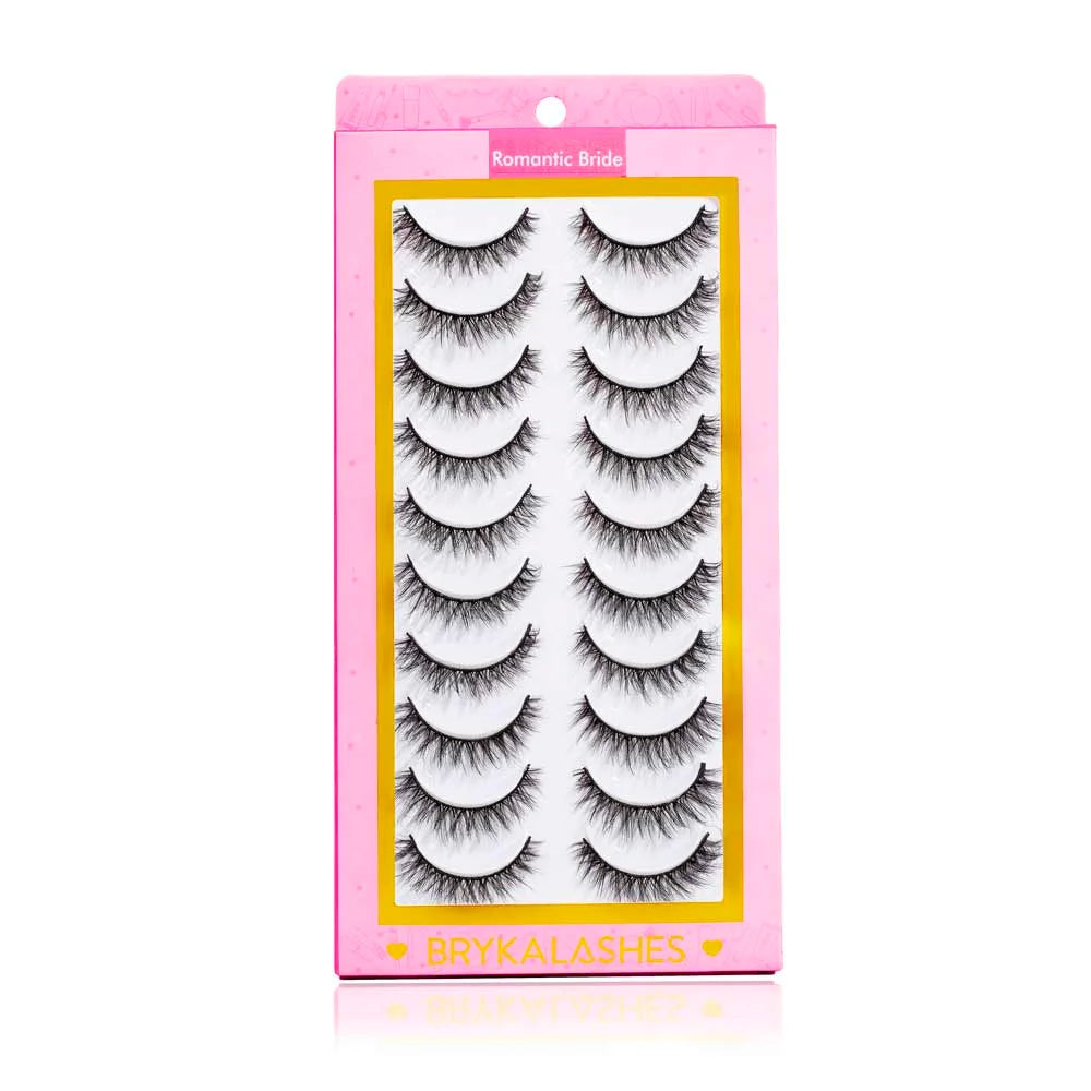BRYKA PESTAÑAS Romantic Bride -10 pares