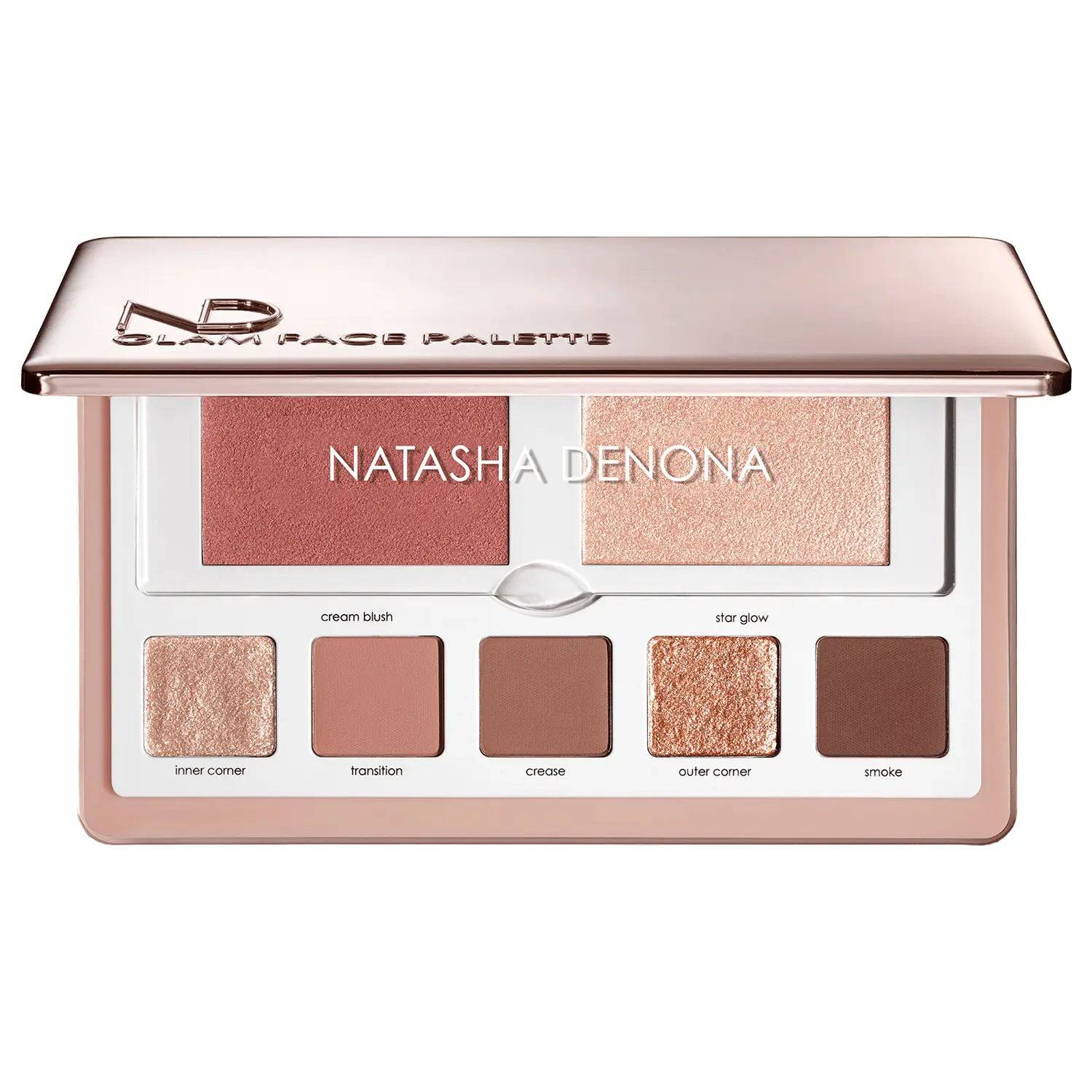 NATASHA DENONA GLAM FACE PALETTE Eye & Cheek Essential