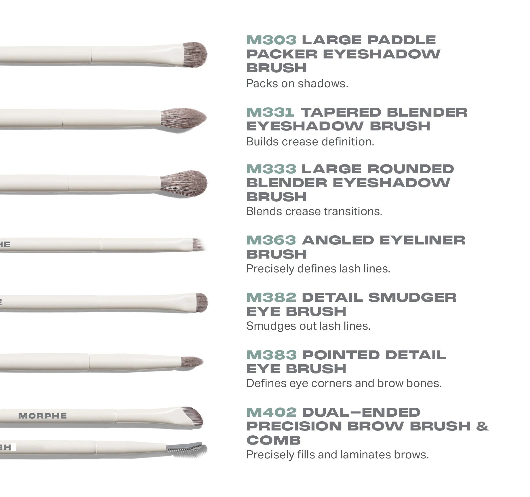 MORPHE Eye Want It All 7-Piece Eye Brush Set