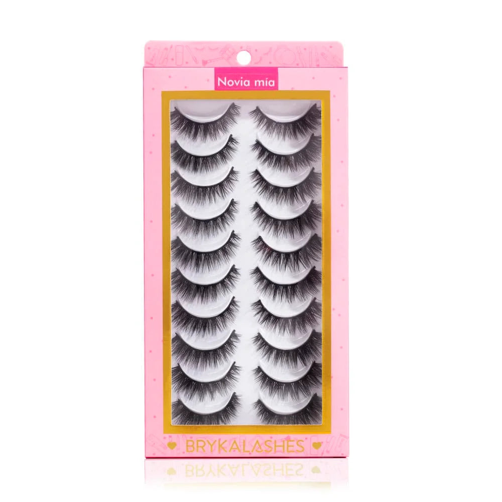 BRYKA PESTAÑAS Novia Mia -10 Pares