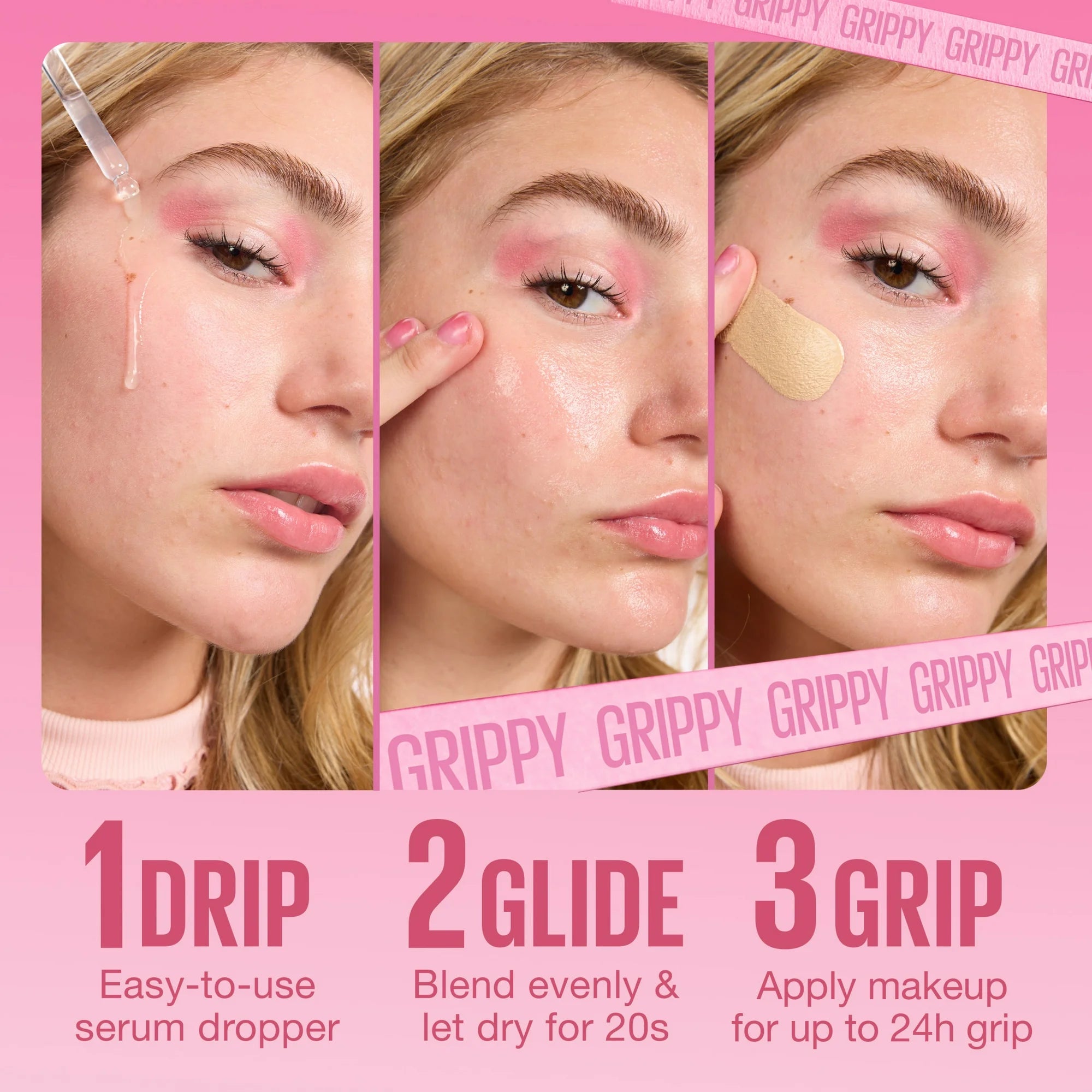 Maybelline Grippy Serum Primer de Maquillaje, 2% Niacinamida