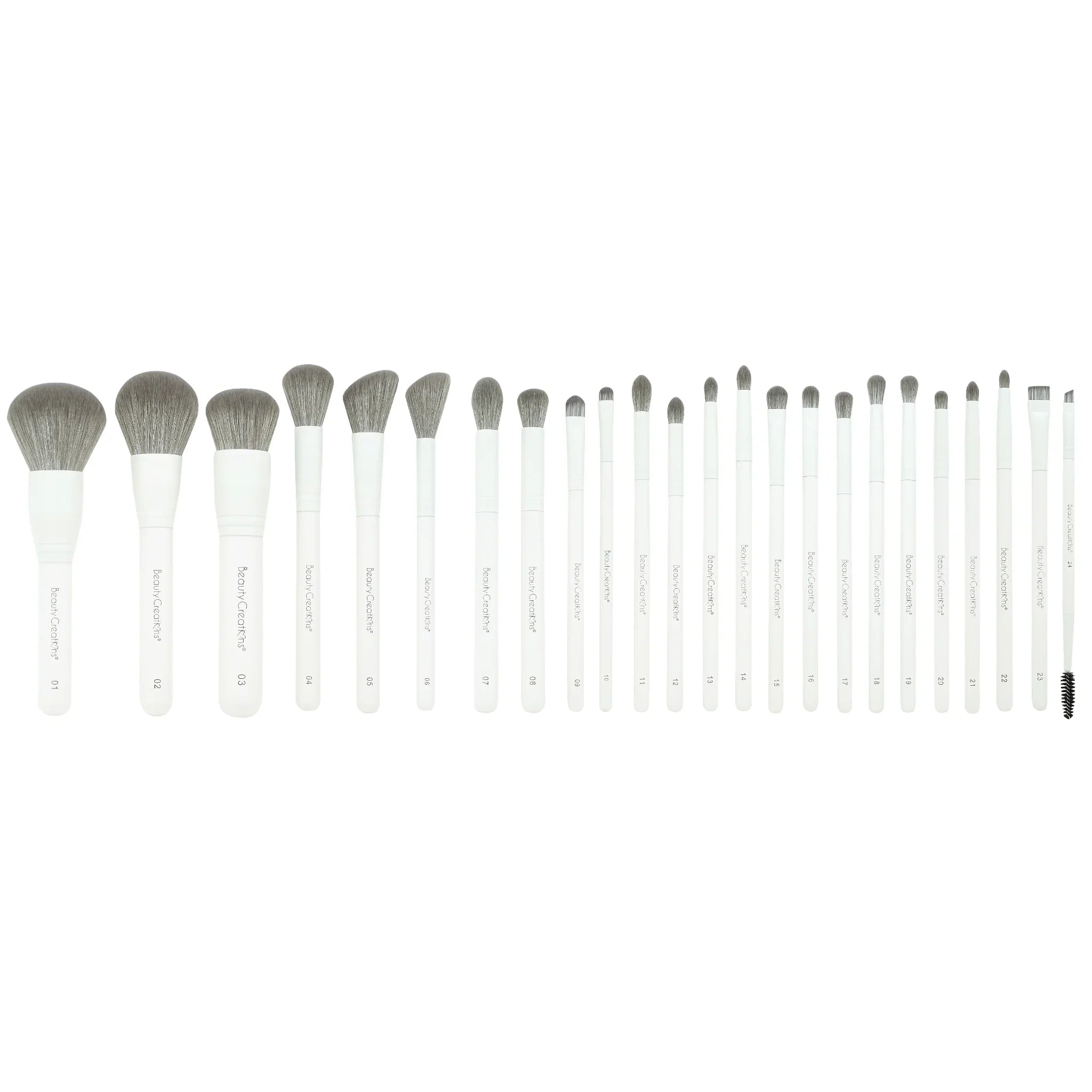Beauty Creations set brochas 24 piezas Blanco