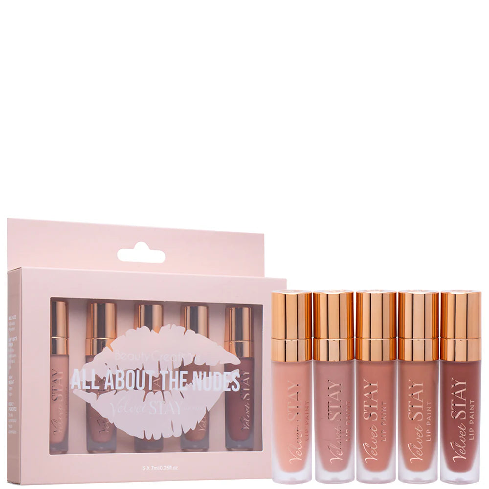 Set de labiales Velvet Stay Lip Paint Beauty Creations.