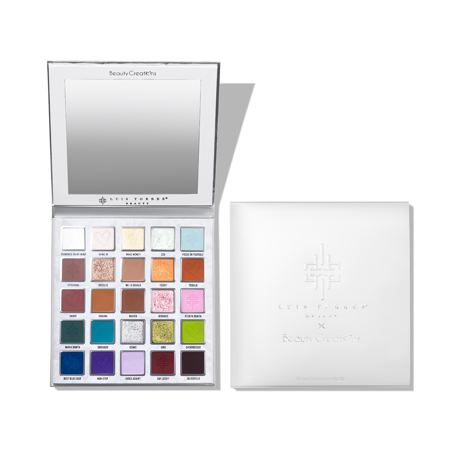 LUIS TORRES x BEAUTY CREATIONS OVERDRESSED SHADOW PALETTE