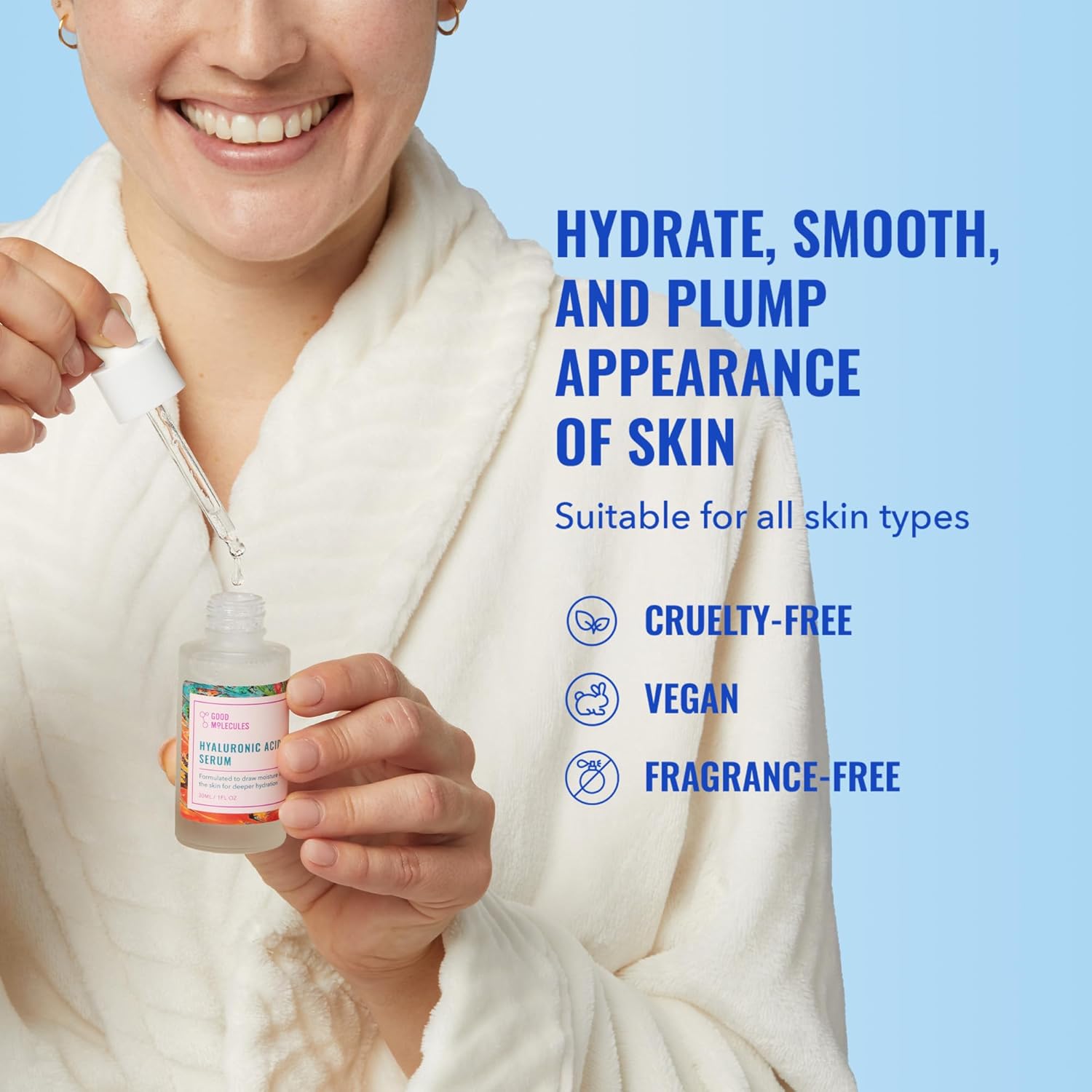 Good Molecules Suero de ácido hialurónico - 1% ácido hialurónico