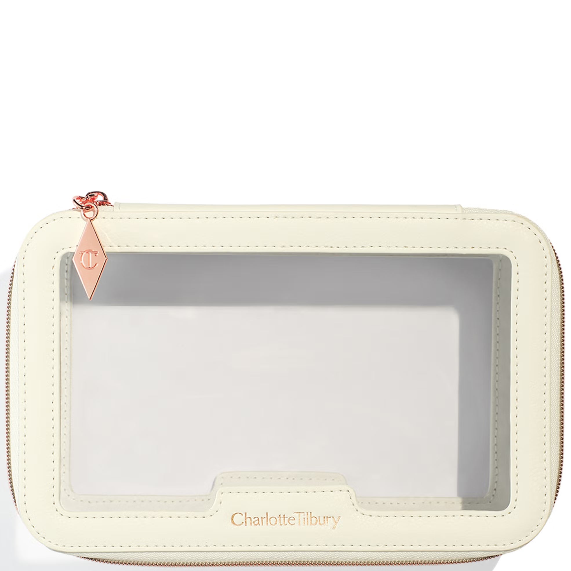 Charlotte Tilbury White Unreal Cosmetic Bag - Toa