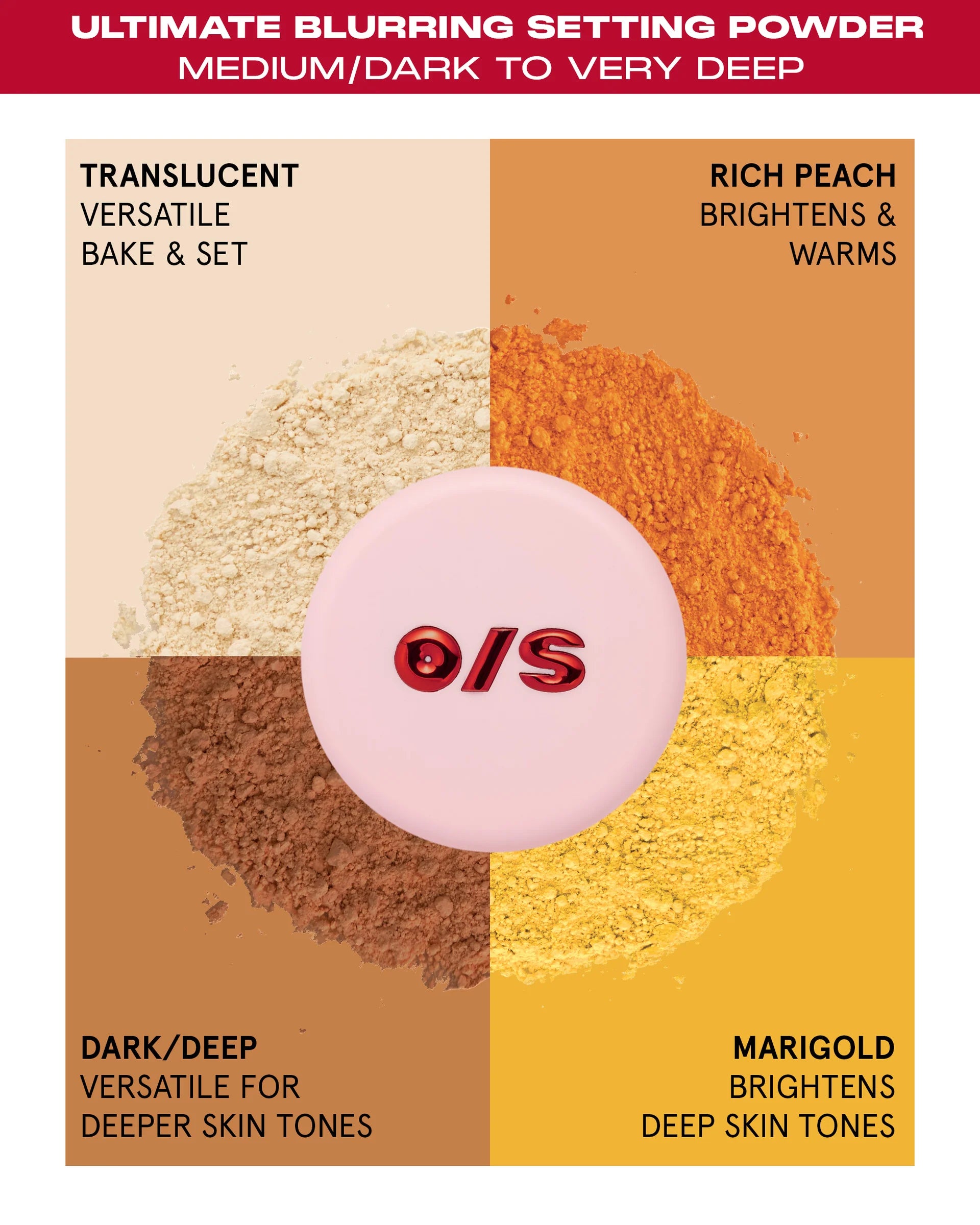 ONE SIZE Blurred & Bright Ultimate Setting Powder Duos