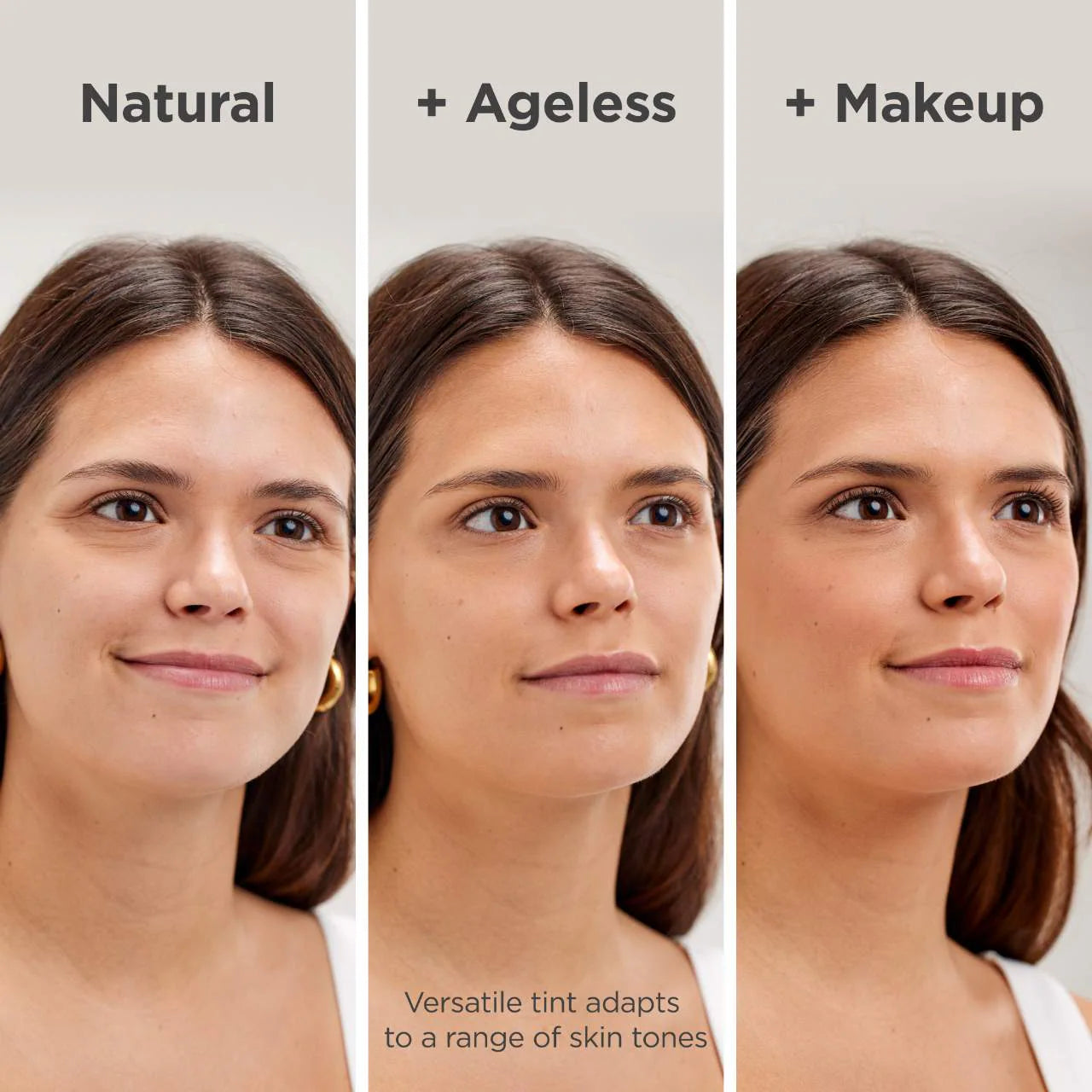 ISDIN Eryfotona Ageless Ultralight Tinted Mineral Sunscreen SPF 50 to even tone and fight photoaging with Peptides and Vitamin E 50