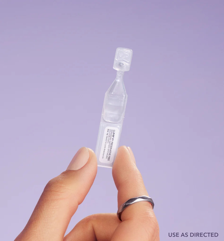 LUMIFY PRESERVATIVE FREE Redness Reliever Eye Drops 20 pares viales