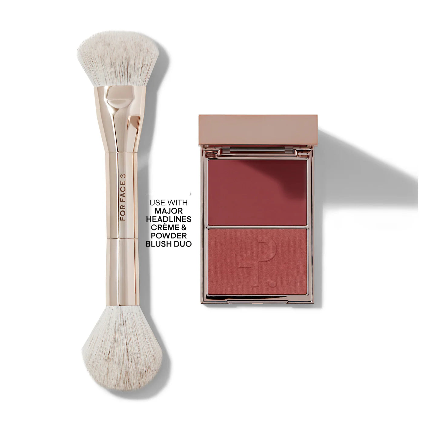 PATRICK TA  Dual Ended Blush Brush