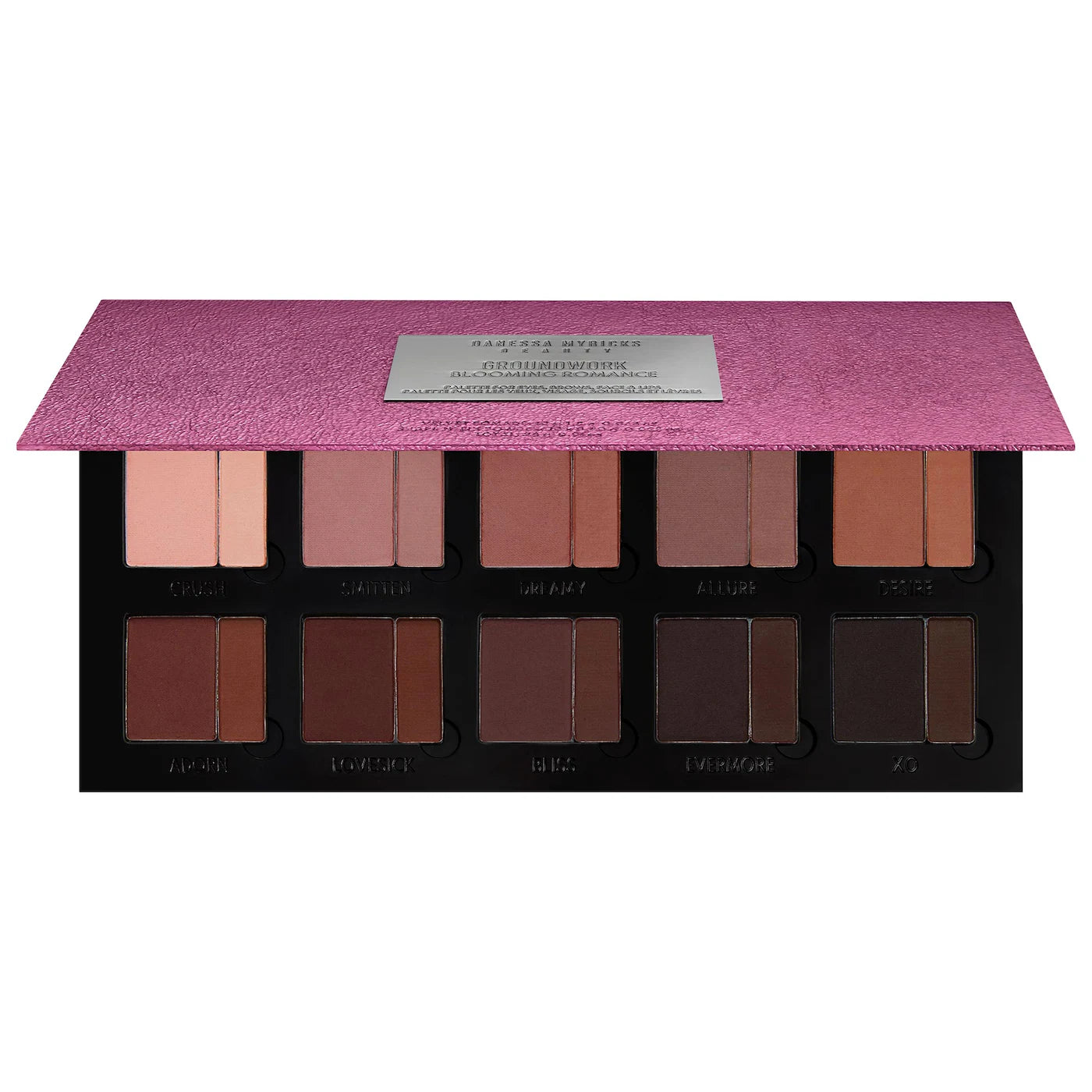 Danessa Myricks Beauty Groundwork Blooming Romance - Paleta para ojos, cejas, rostro y labios