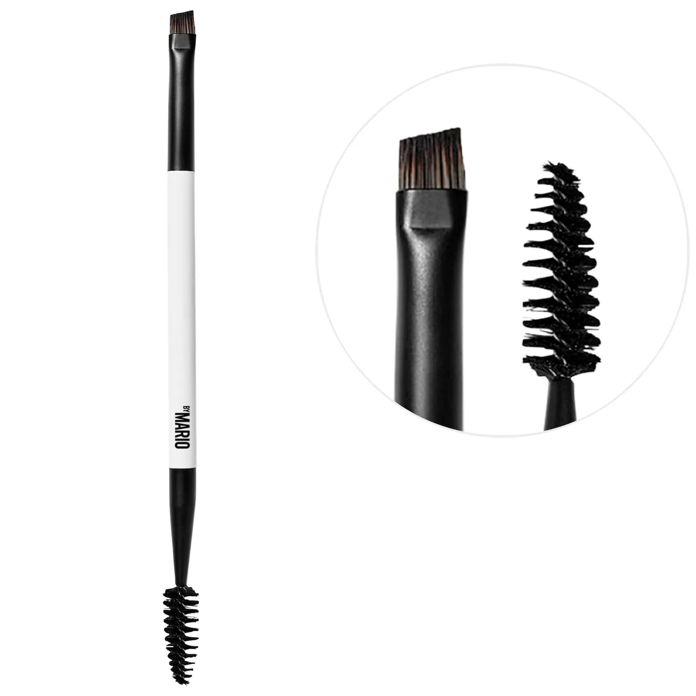 MAKEUP BY MARIO  E7 Dual-Ended Eyebrow Brush