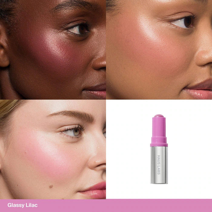 Haus Labs  Color Fuse Longwear Hydrating Glassy Lip + Cheek Blush Balm Stick