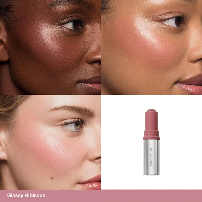 Haus Labs  Color Fuse Longwear Hydrating Glassy Lip + Cheek Blush Balm Stick