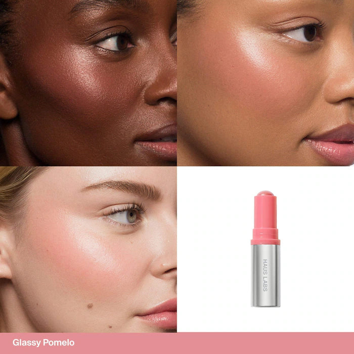 Haus Labs  Color Fuse Longwear Hydrating Glassy Lip + Cheek Blush Balm Stick