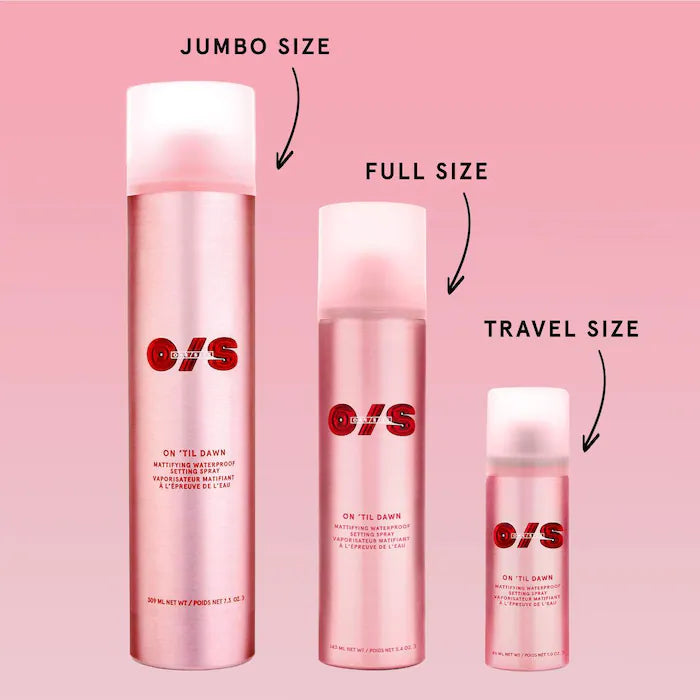 ONE/SIZE by Patrick Starrr  On 'Til Dawn Mattifying Waterproof Setting Spray