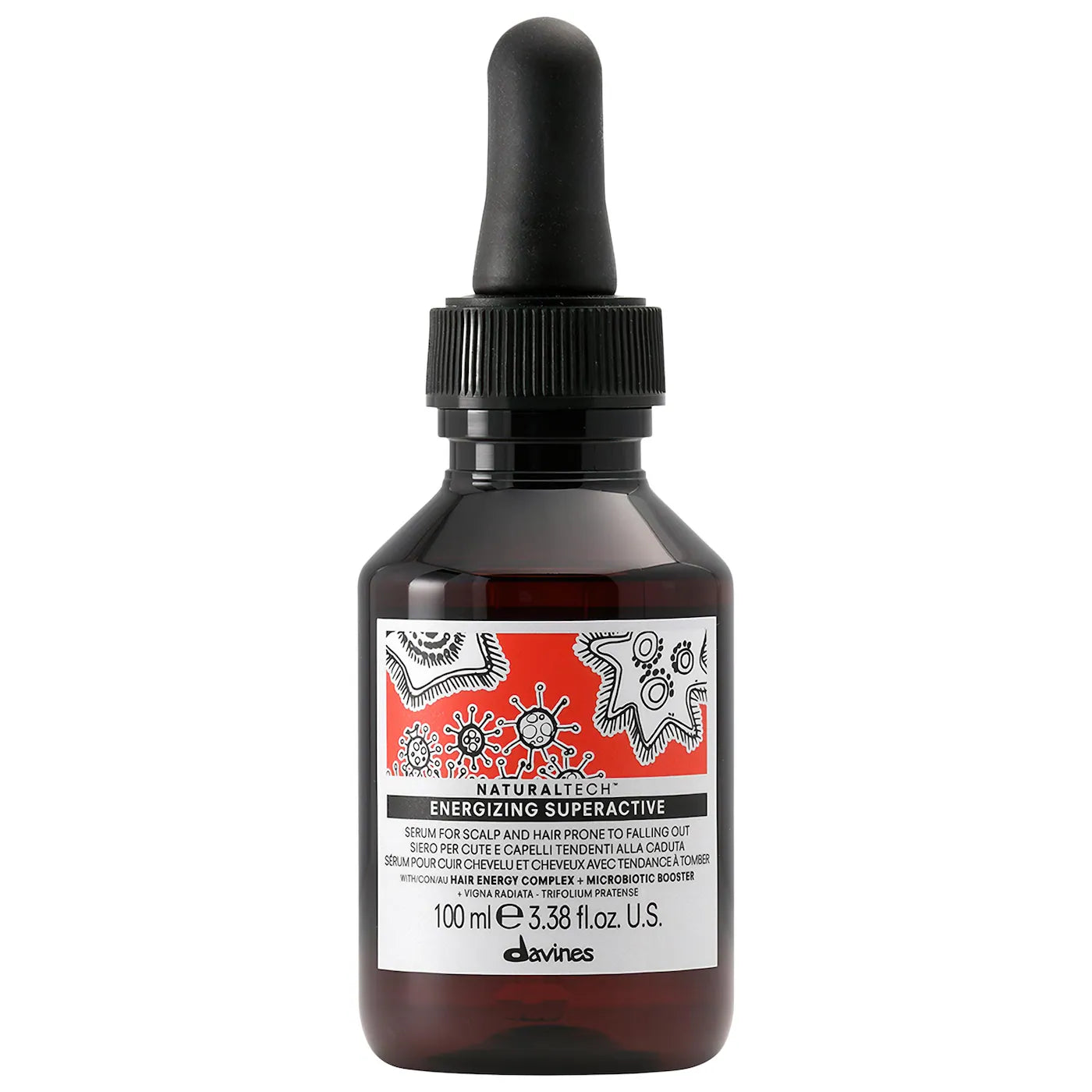 Davines  Suero energizante superactivo para el cuero cabelludo contra el debilitamiento del cabello